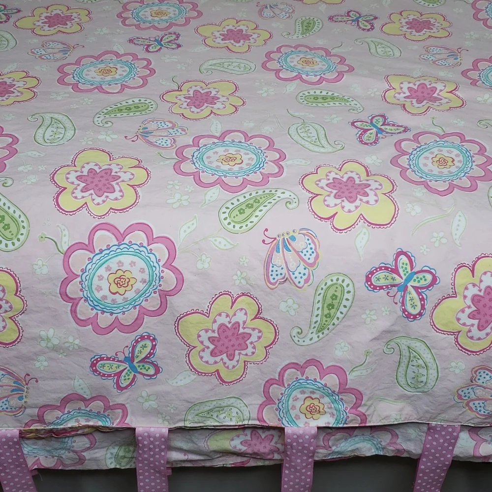 Pottery Barn Kids SAMANTHA Floral Duvet Cover